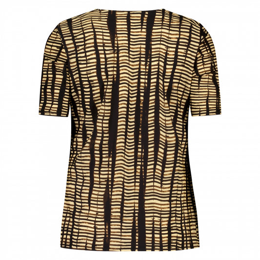 Wrap Top SS | Striped Safari