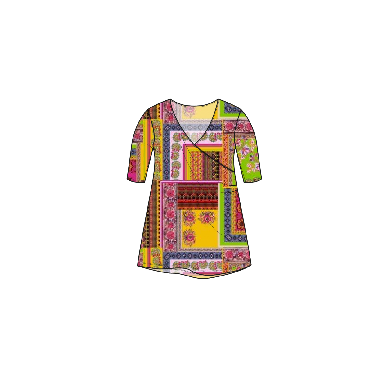 Wrap Top SS | Folklore Patches