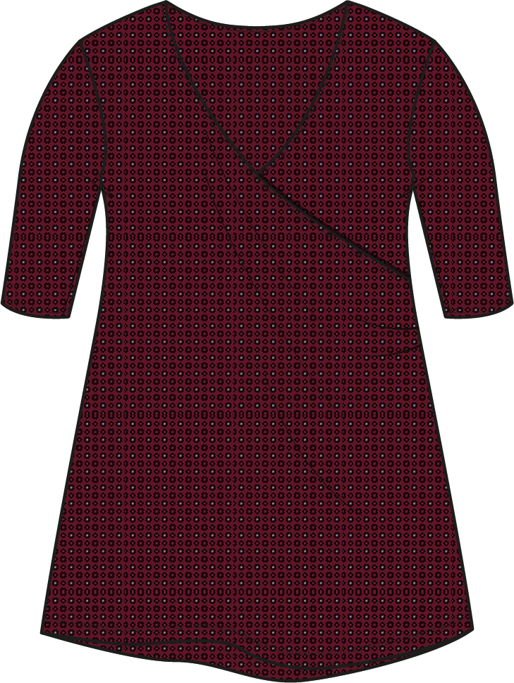Wrap Top SS | Dressed Dobby