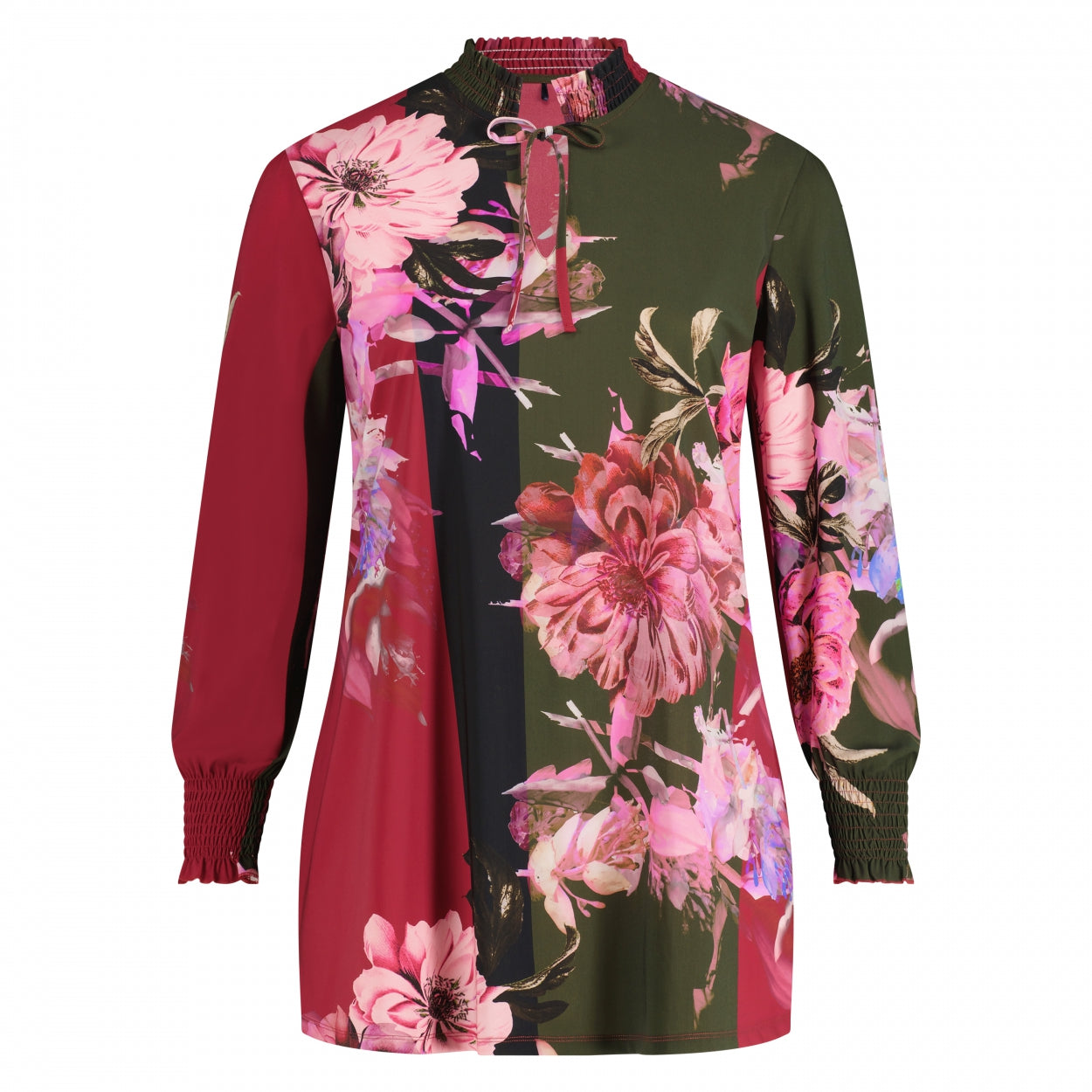 Smock Top LS | Indian Flowers