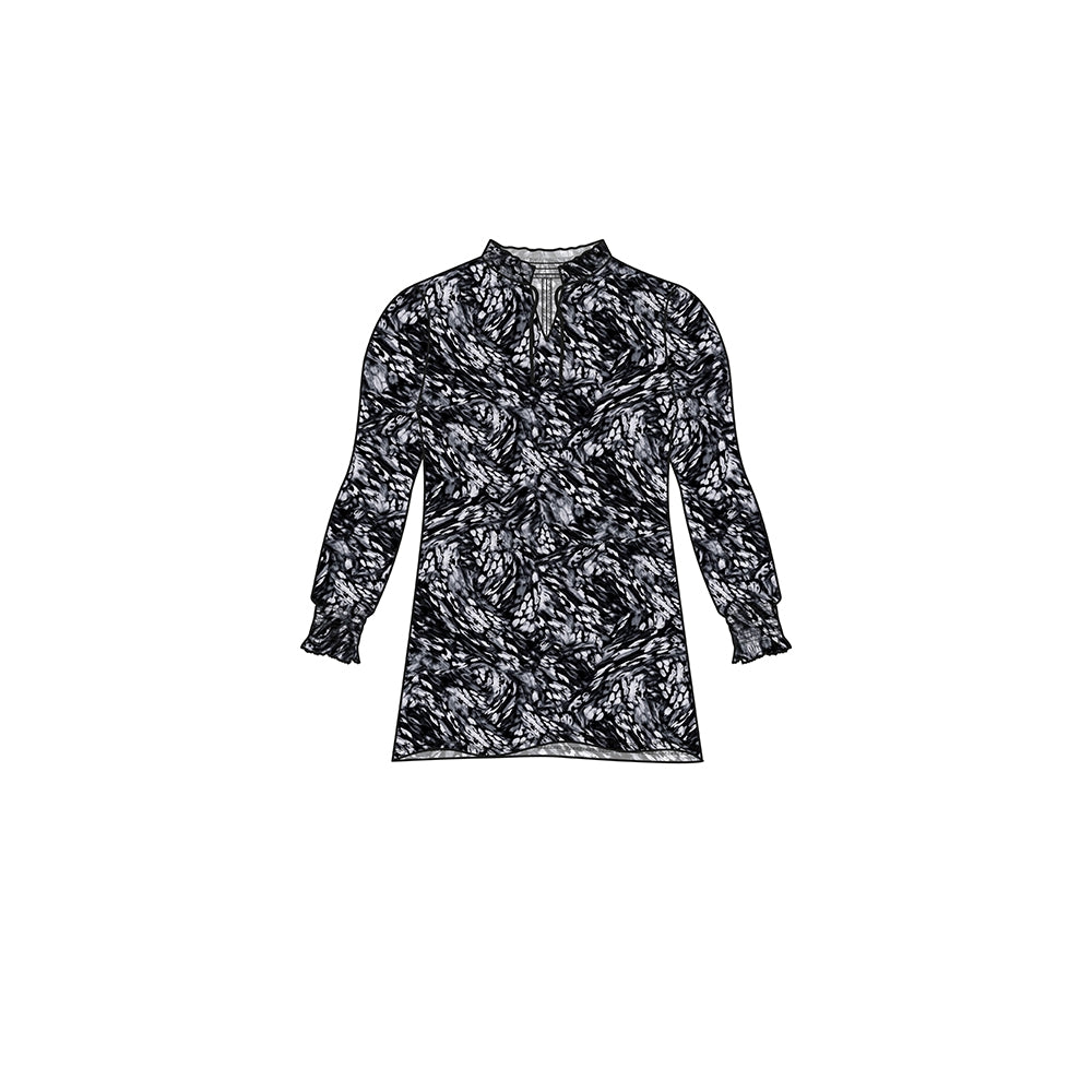 Smock Top LS | Optical Graphic