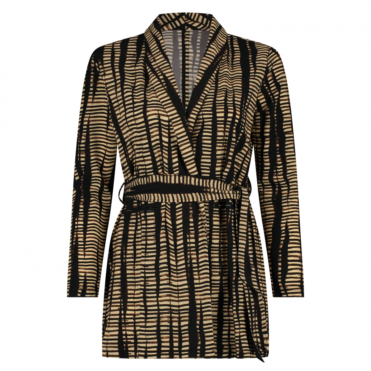 Wrap Jacket | Striped Safari