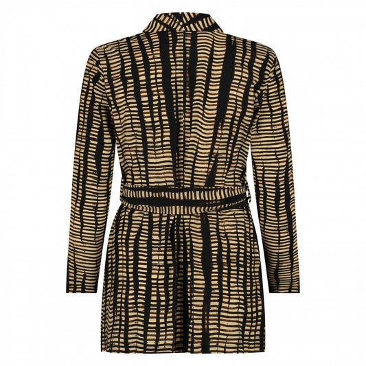 Wrap Jacket | Striped Safari