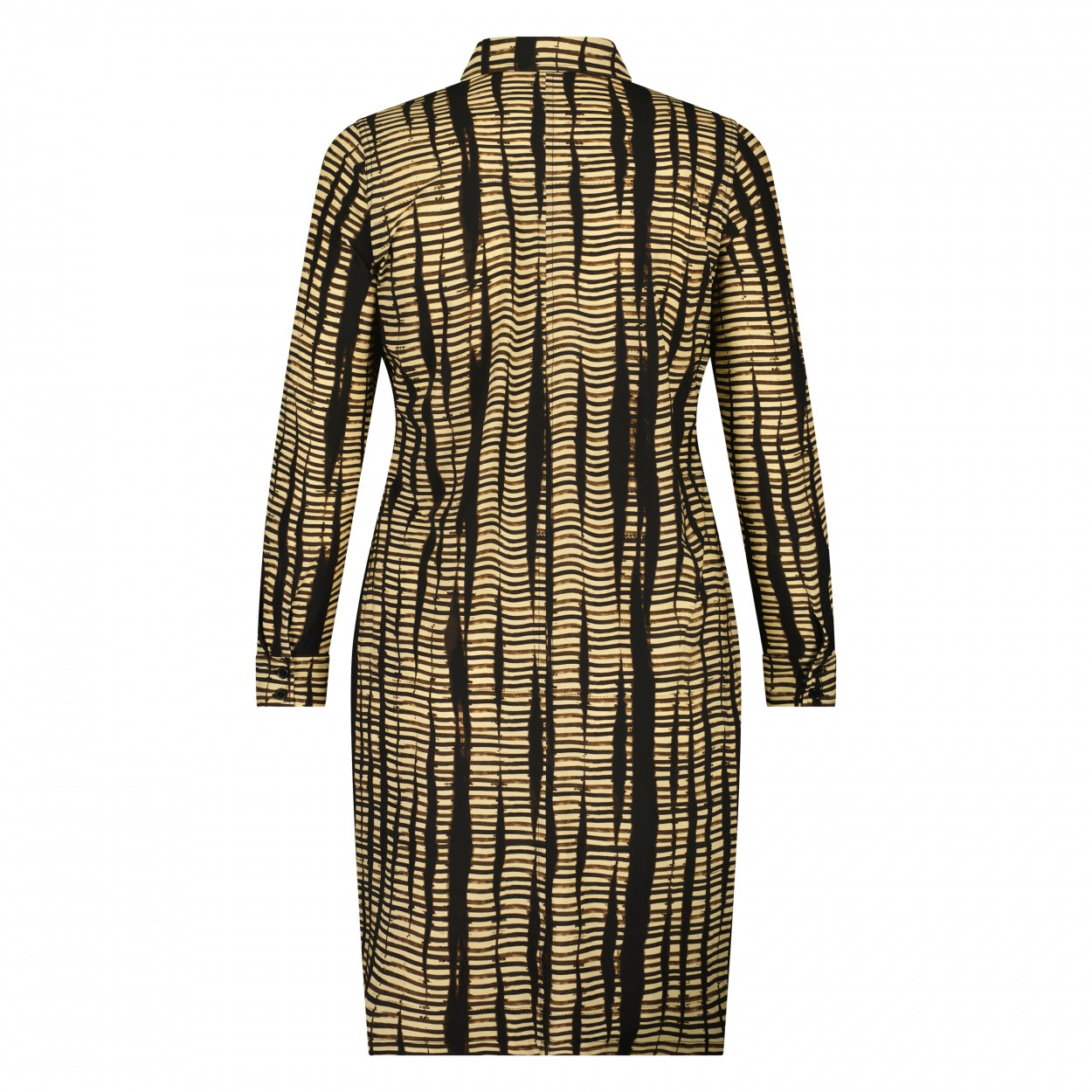 Blouse Dress LS | Striped Safari