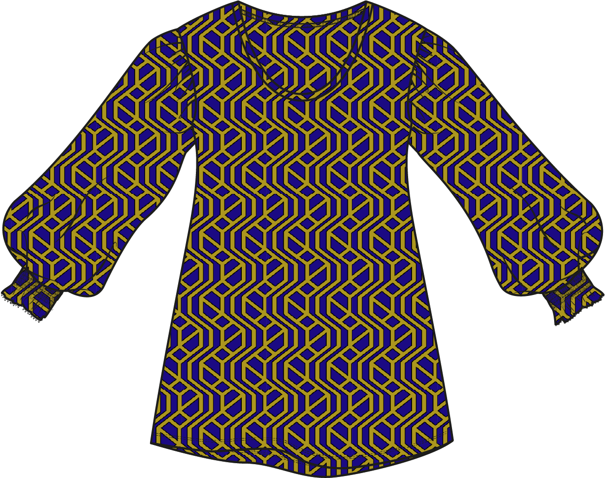 Puff Top LS | Art Deco