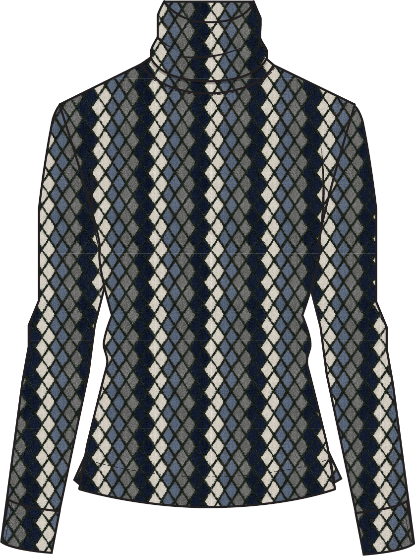 Turtle Neck | Scotch Argyle