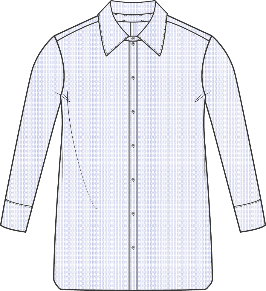 Shirt Basic | Dobby Light Blue White