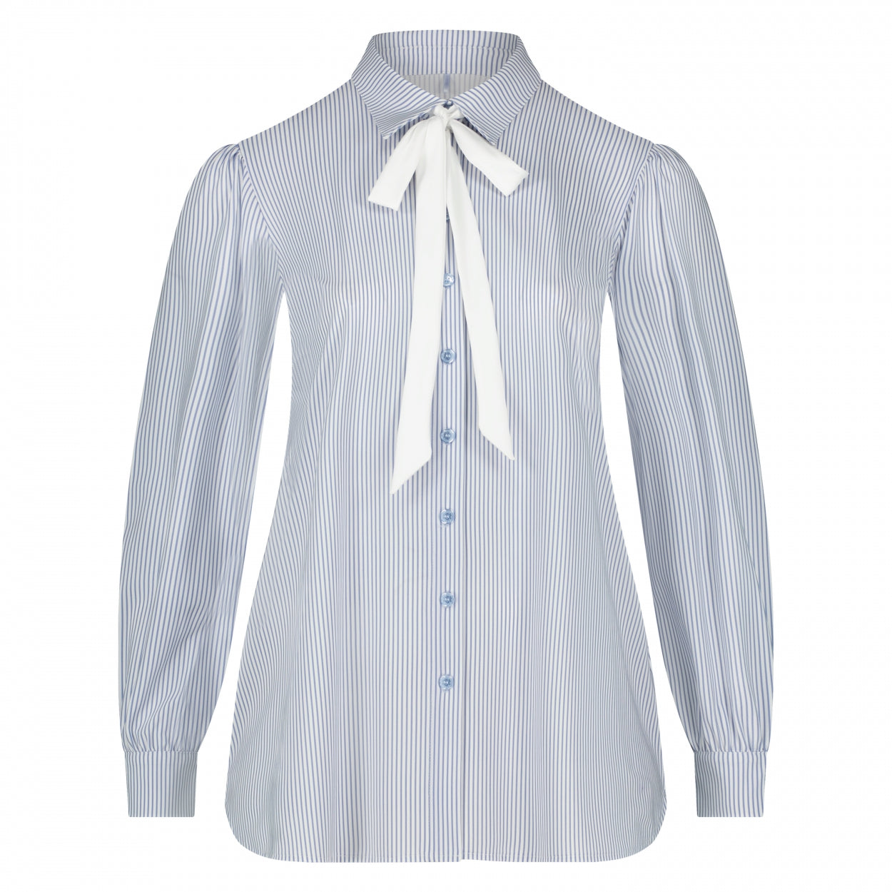 Shirt Puffed | Stripe White Navy