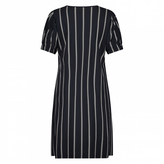 Dress Puff SS | Twin Stripe