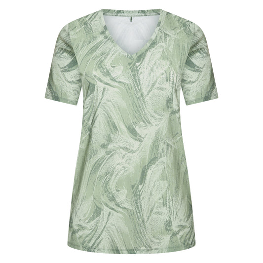 Tee V-Neck Midi | Green Meadow