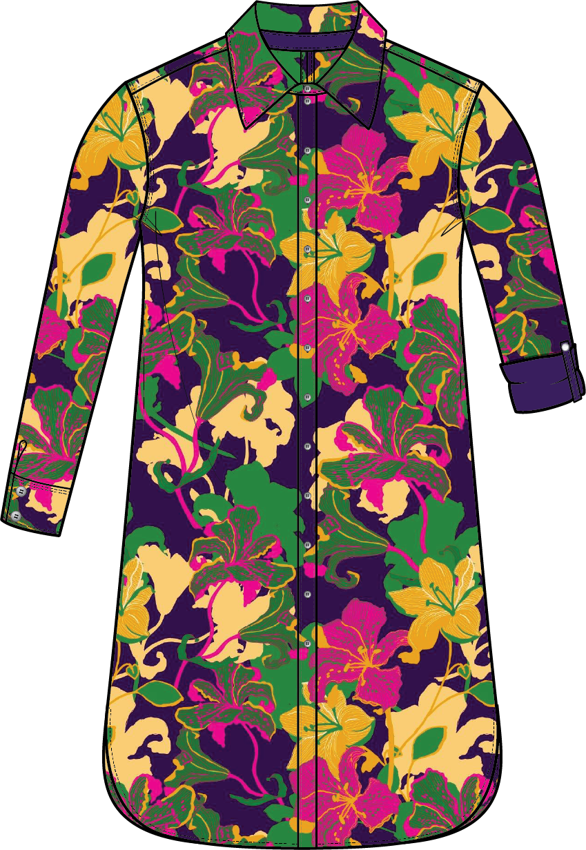 Blouse Long LS | Amazing Amaryllis