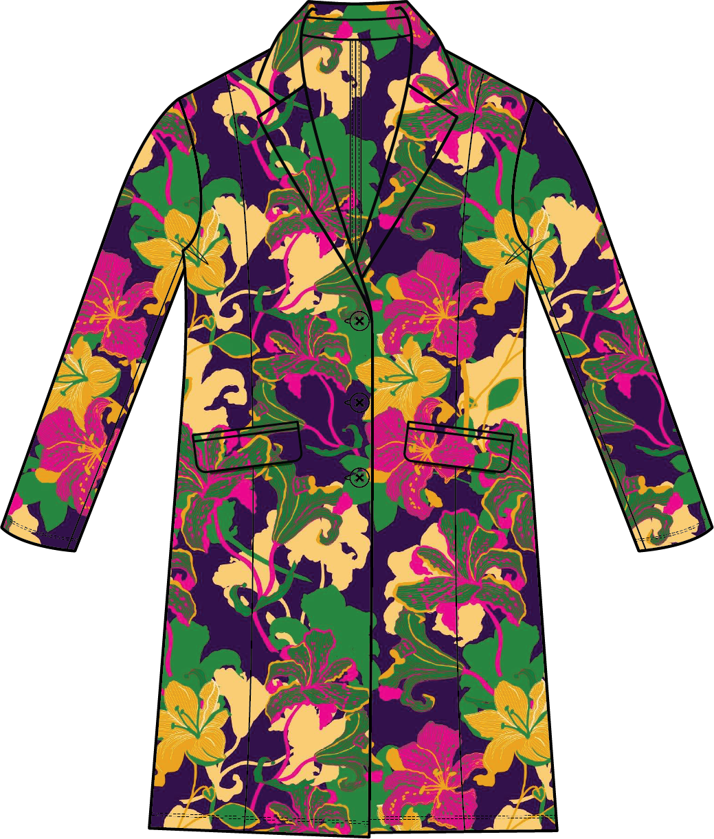 Jacket Long | Amazing Amaryllis