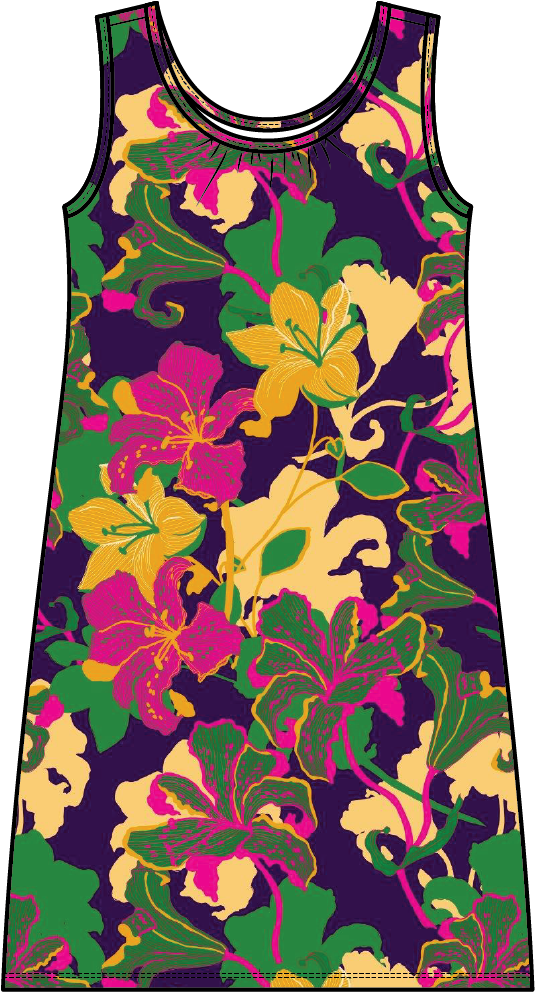 Tank Top Dress | Amazing Amaryllis