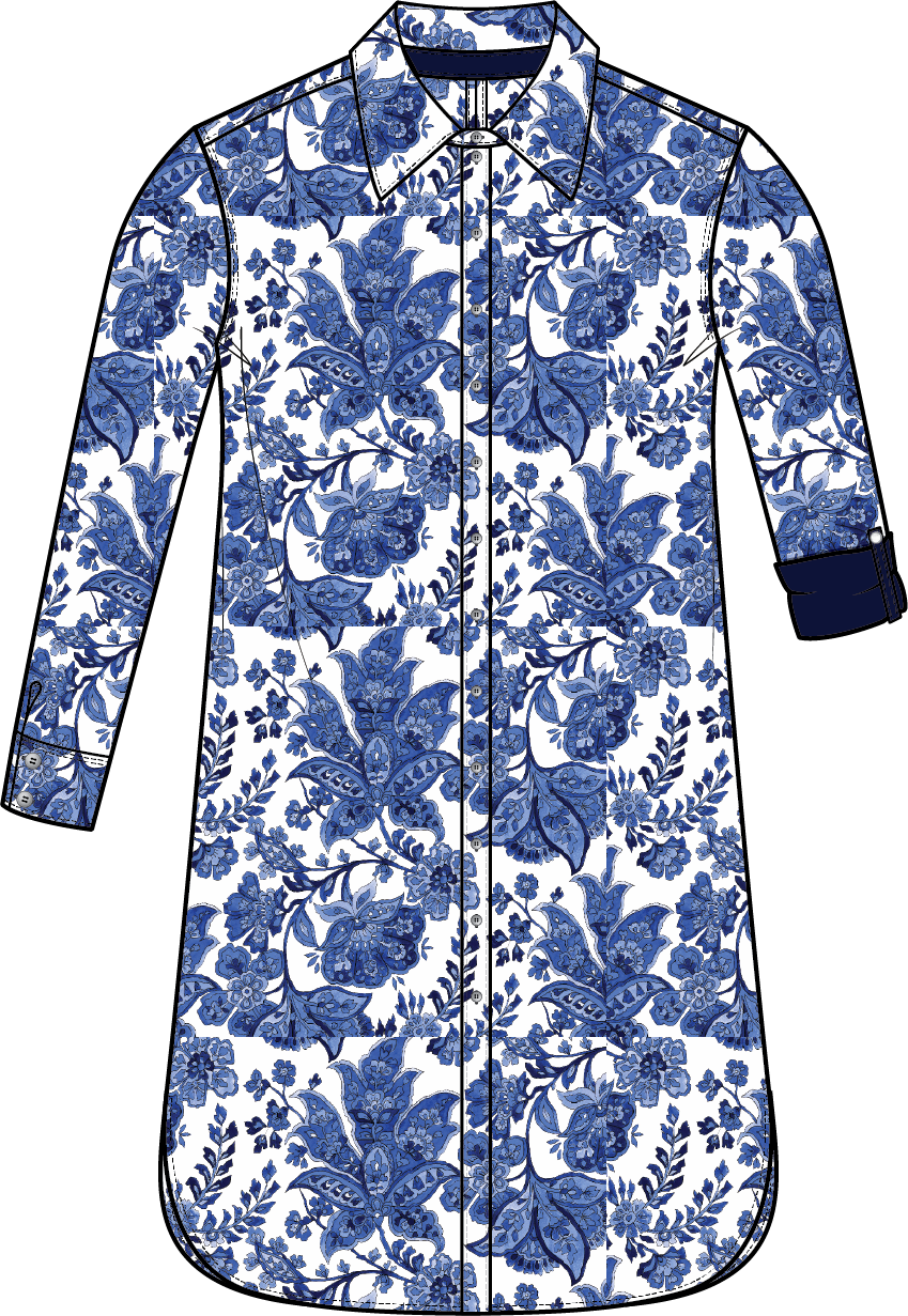 Blouse Long LS | Dutch Florals