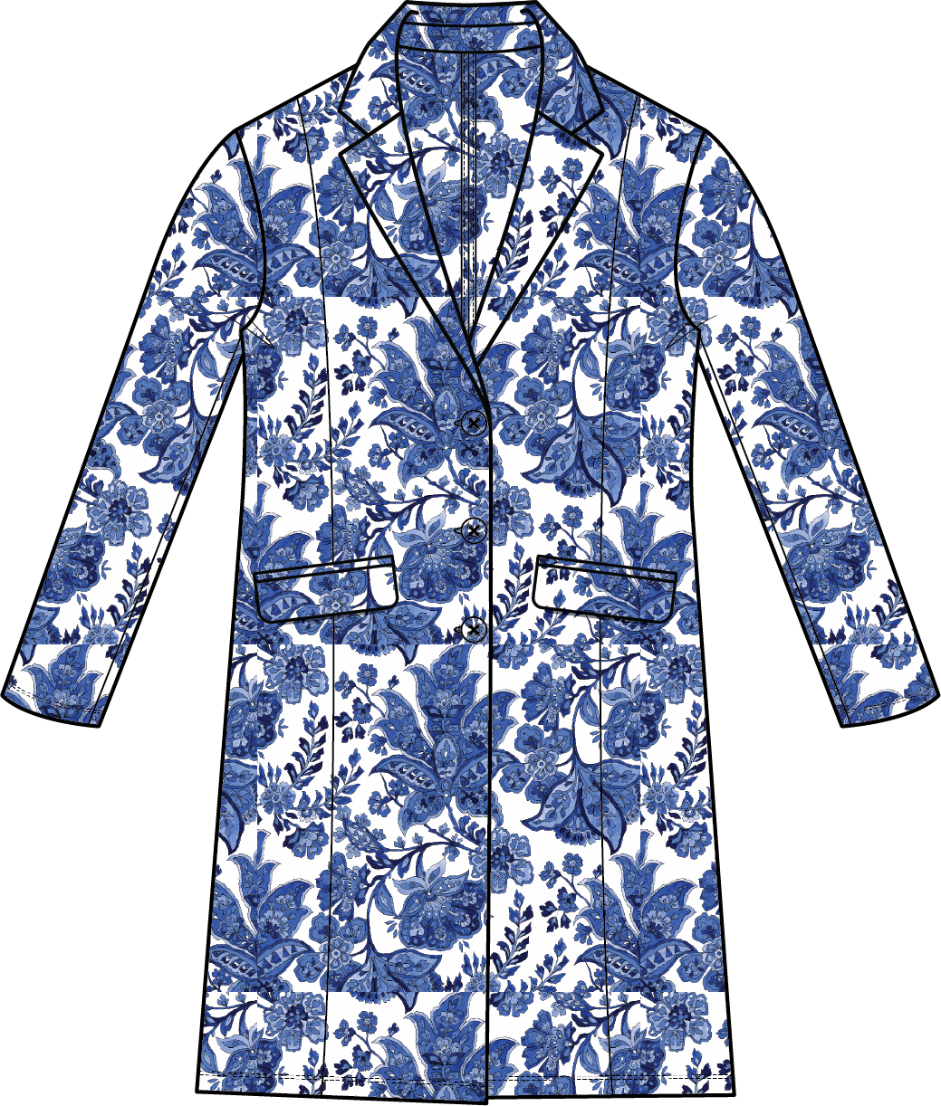 Jacket Long | Dutch Florals