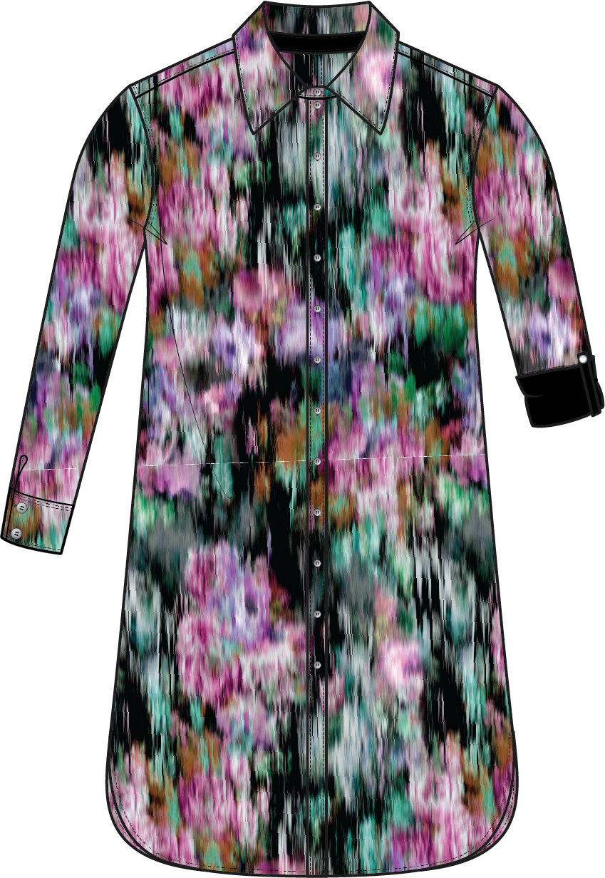 Blouse Long LS | Summer Shades