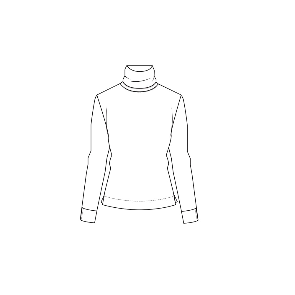 Turtle Neck | Ruby Red