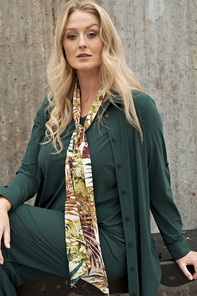 Blouse Long - Light | Bottle Green