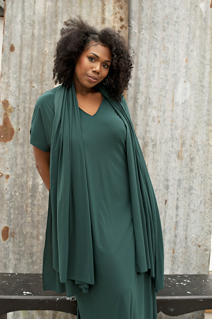 Dress SS - Light | Bottle Green
