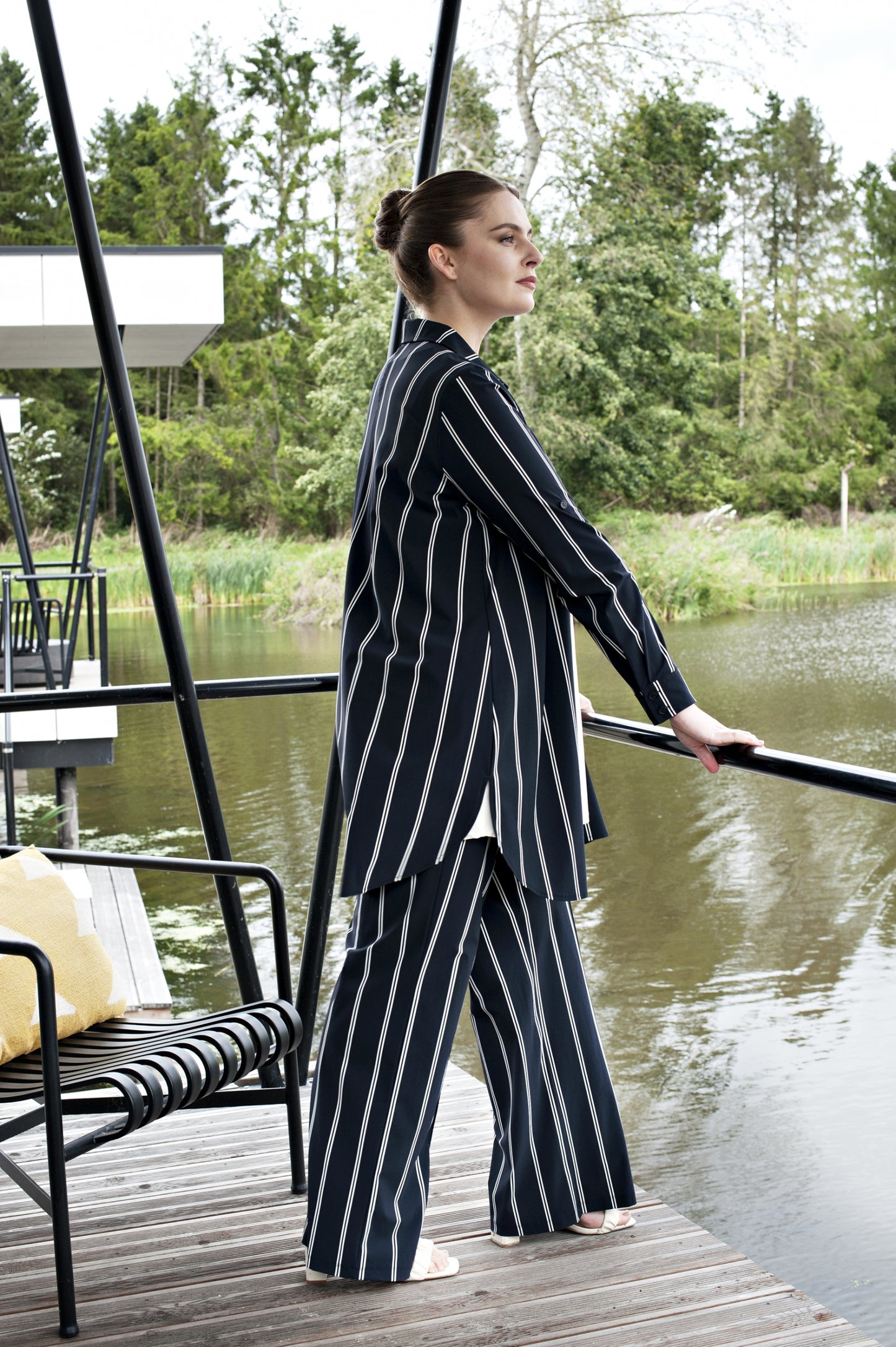 Pants Wide | Twin Stripe