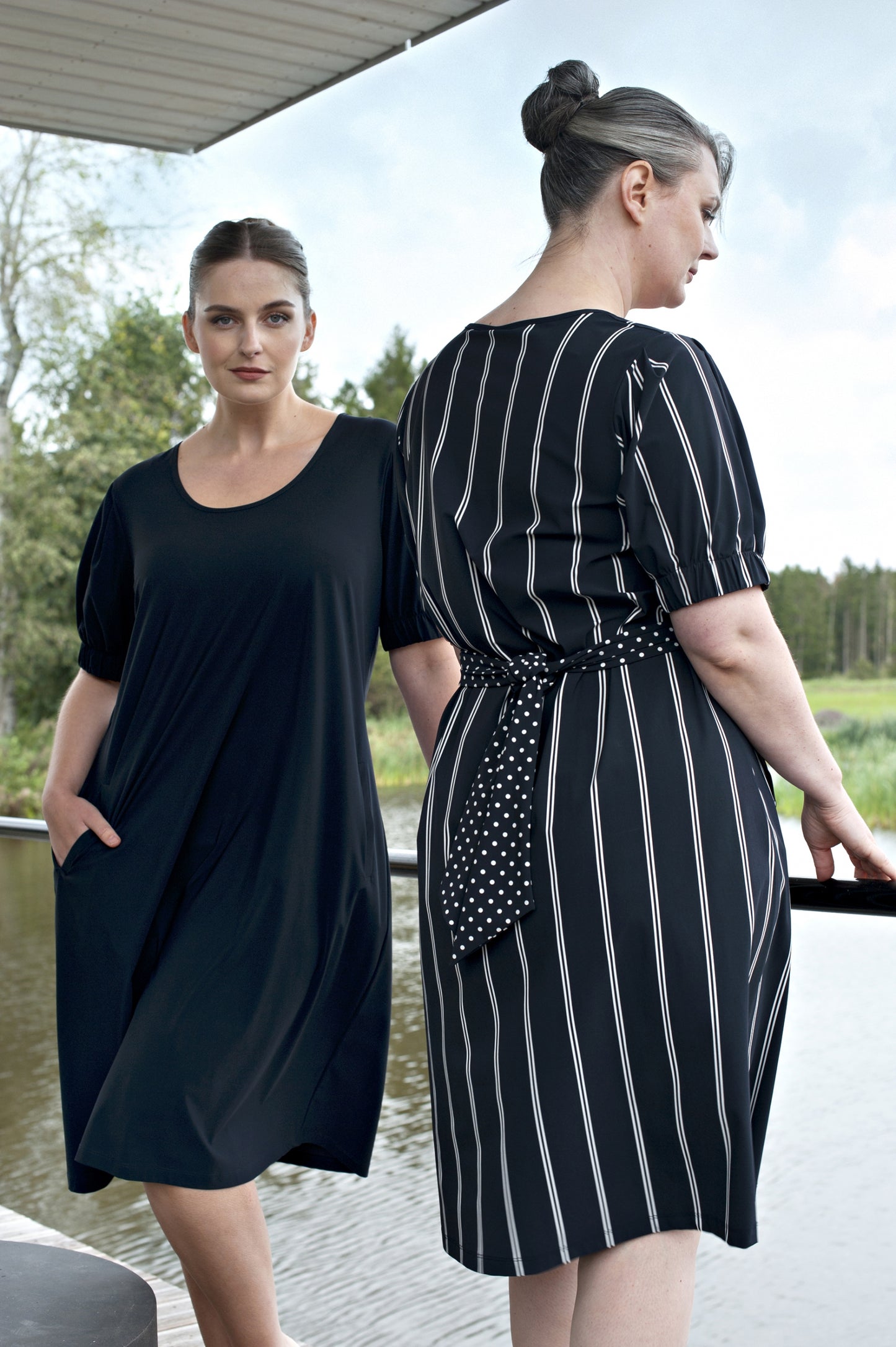 Dress Puff SS | Navy