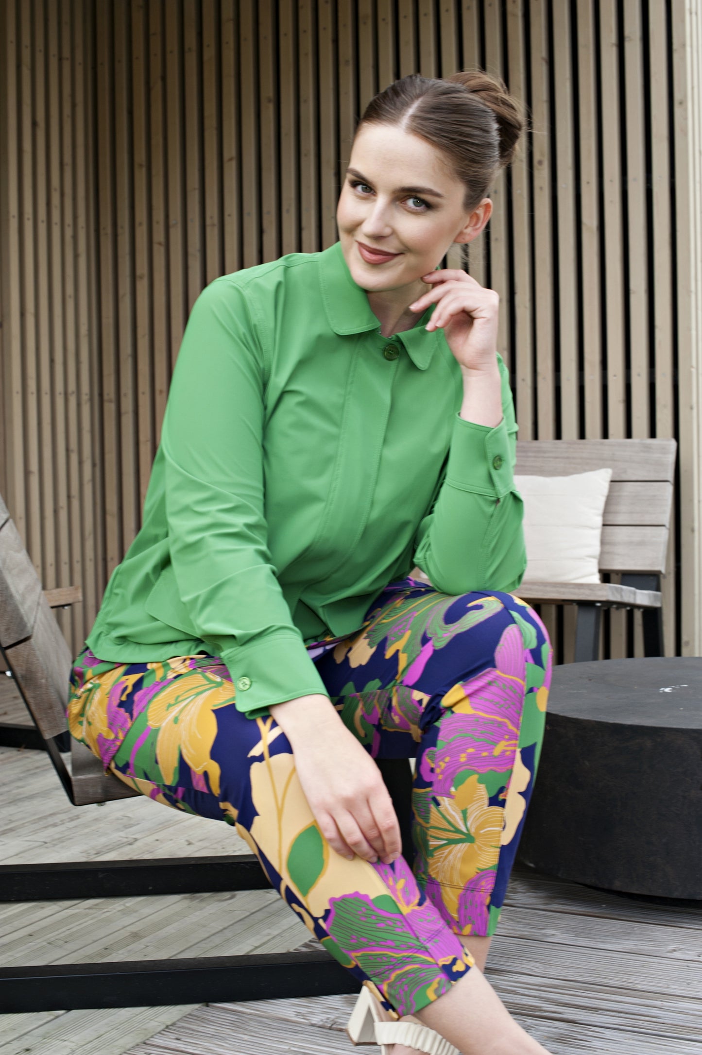 Cropped Jacket | Forest Green