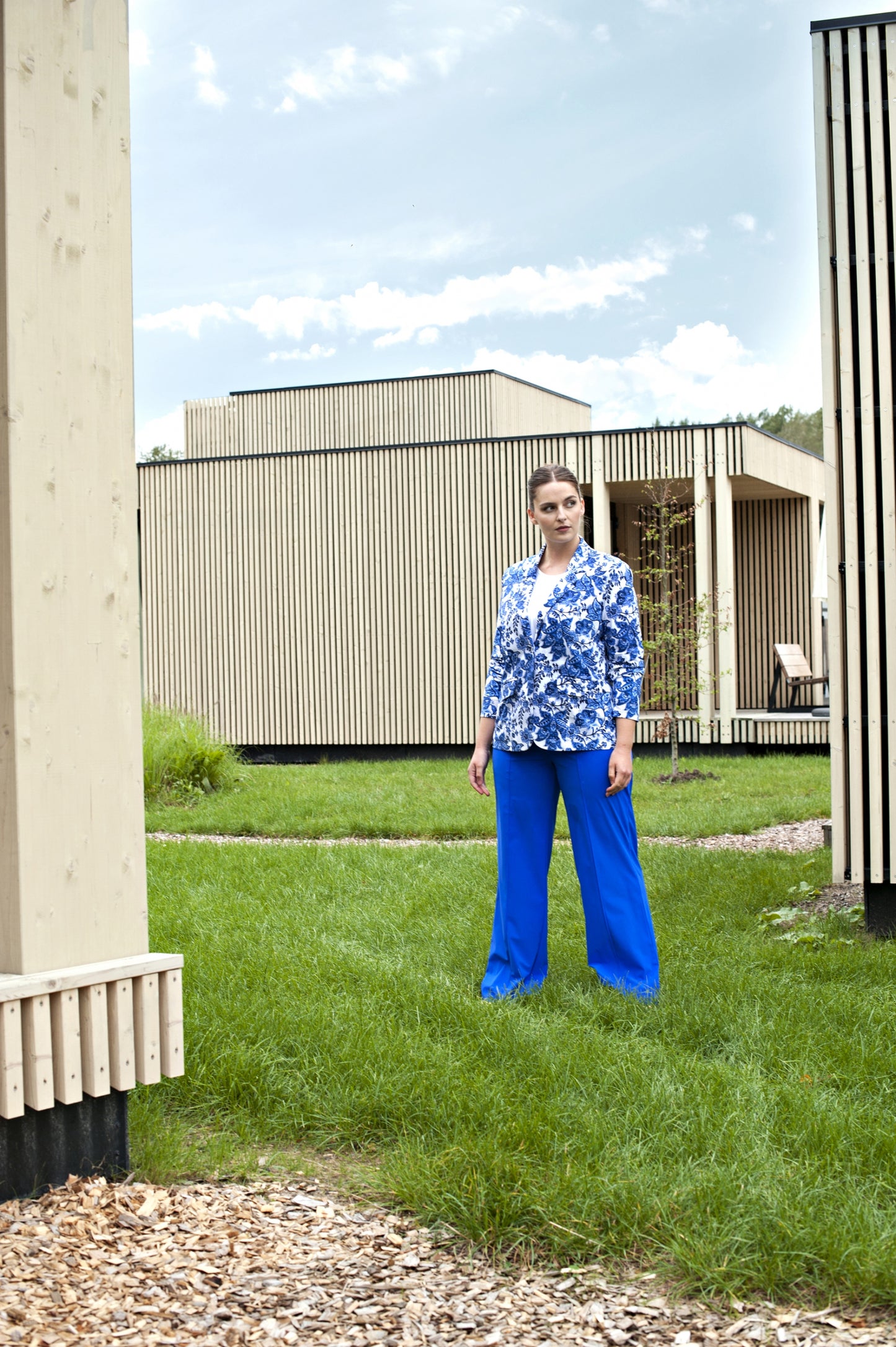 Pants Wide | Royal Blue