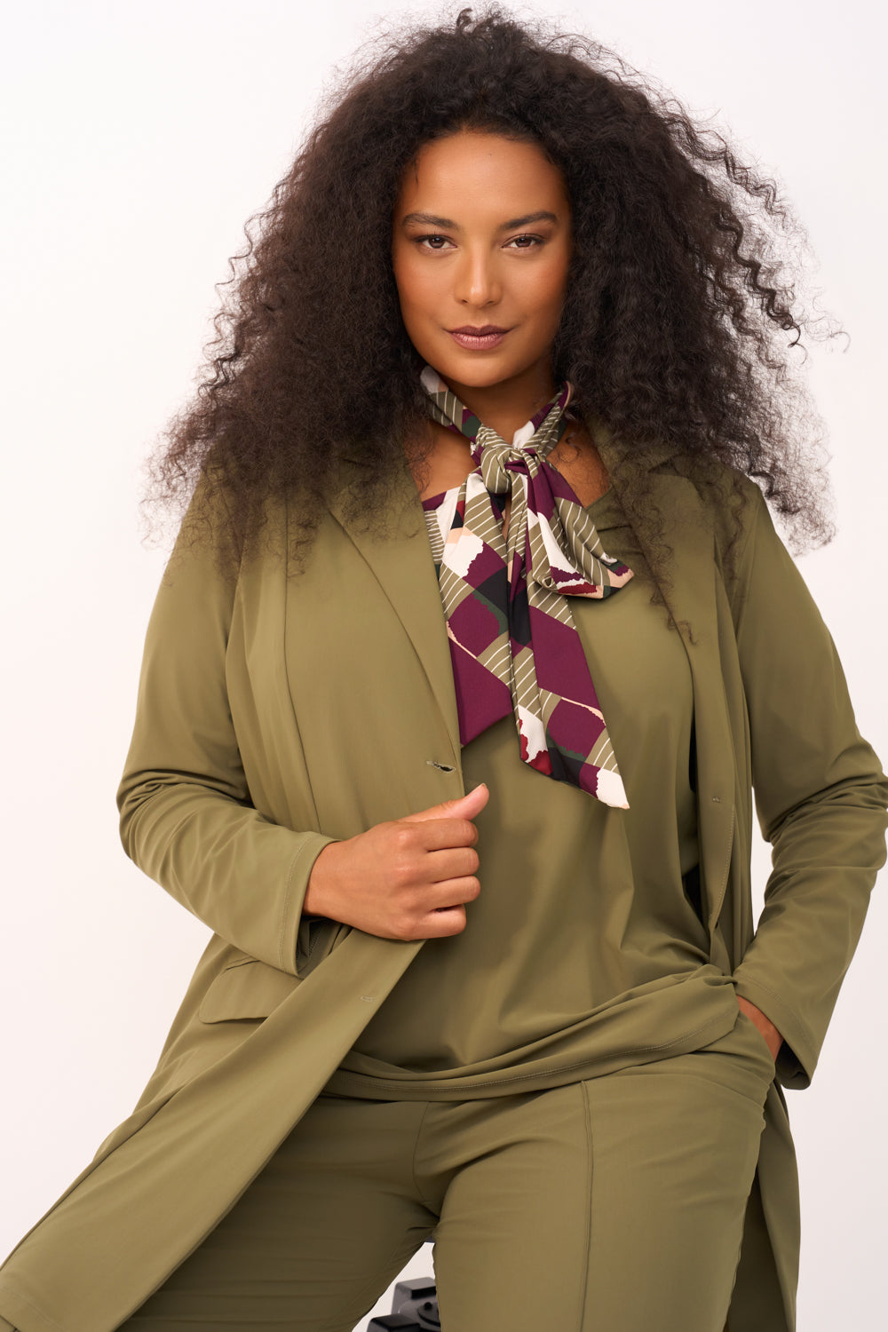 Pants Wide | Olive