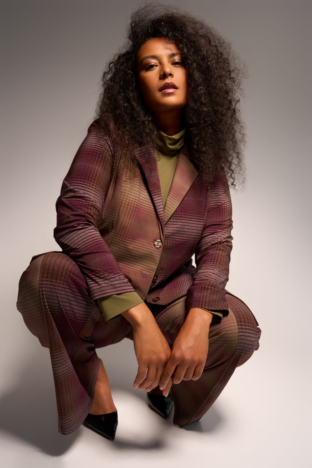 Jacket Midi | Shadow Check