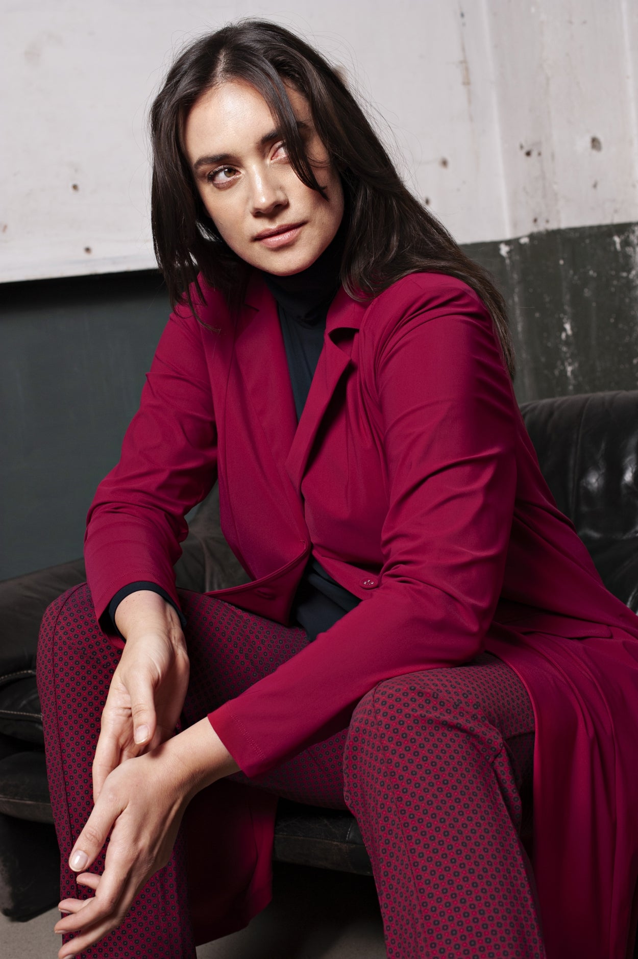 Jacket Long | Ruby Red