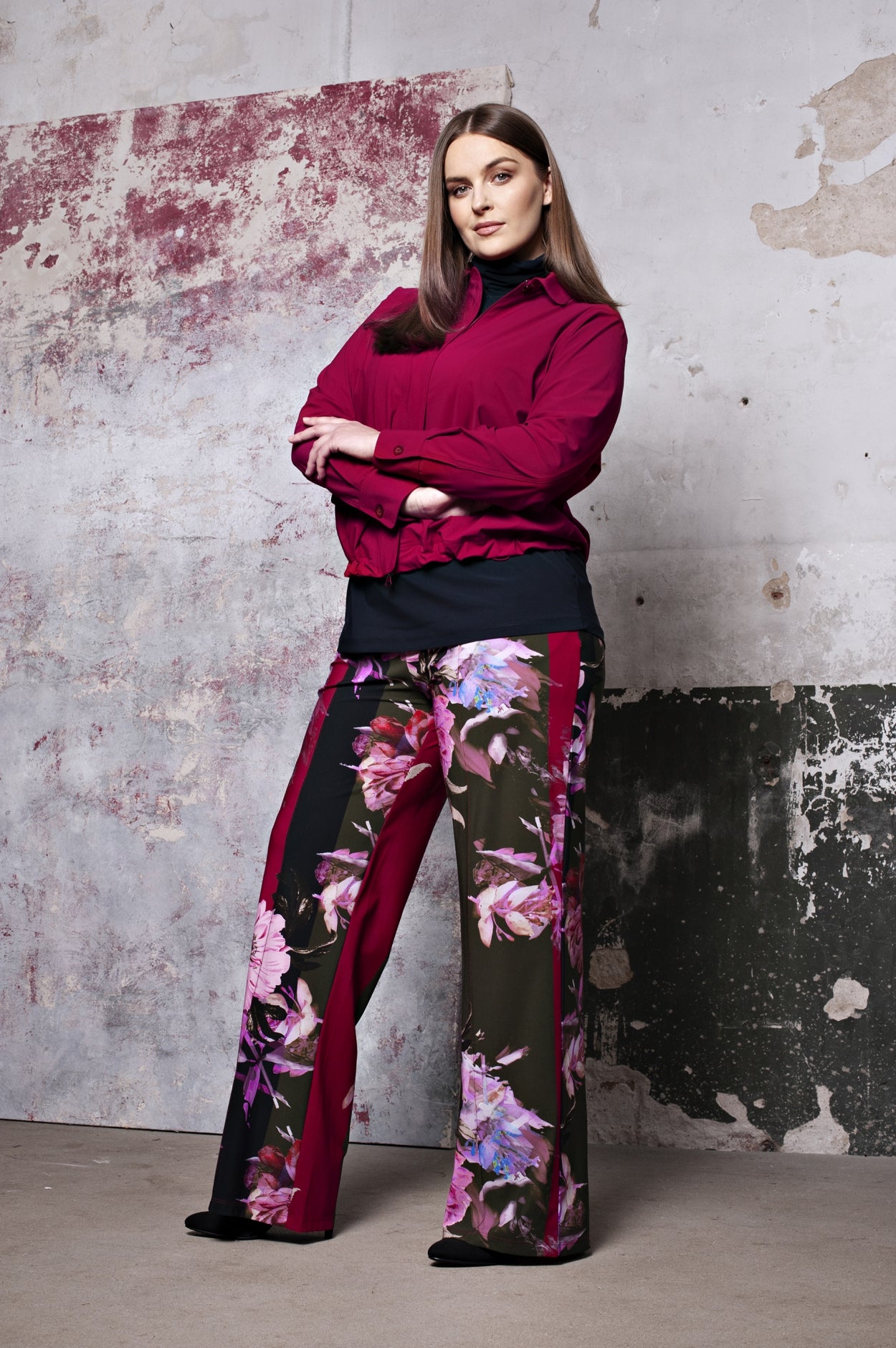 Pants Wide | Indian Flowers