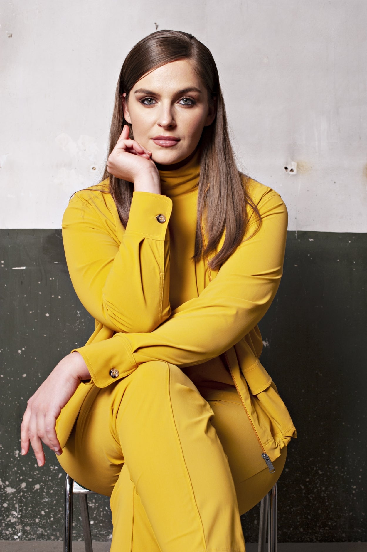 Cropped Jacket | Ocher Yellow