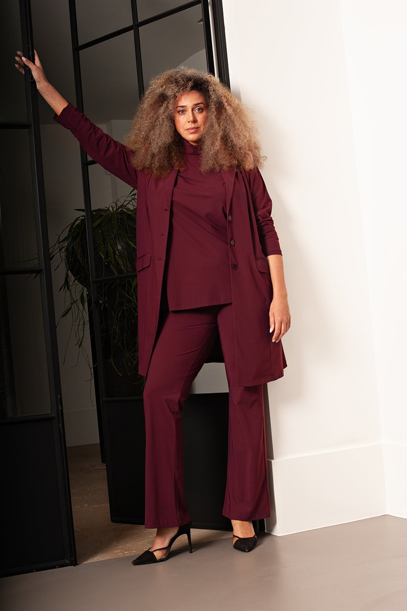 Pants Flair | Burgundy