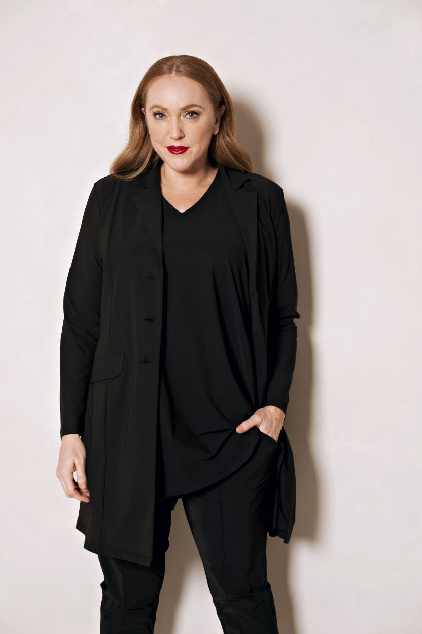Tee V-Neck | Black