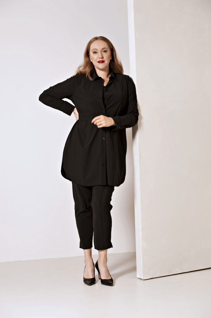 Blouse Long LS | Black