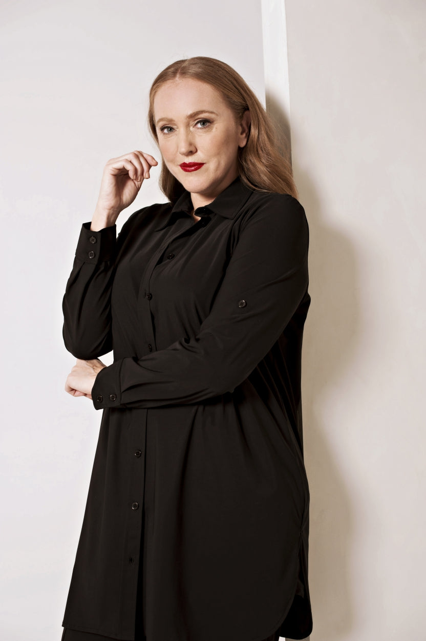 Blouse Long LS | Black