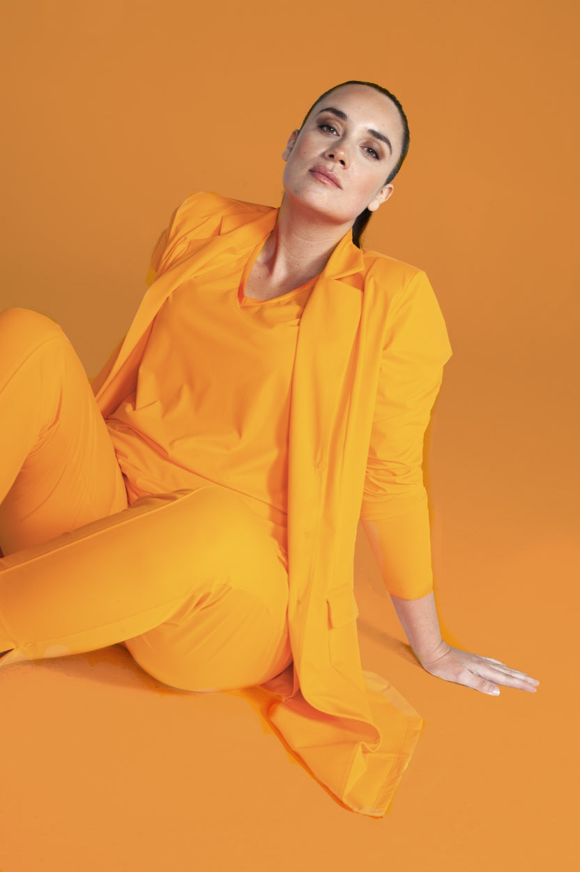 Tee V-Neck | Orange