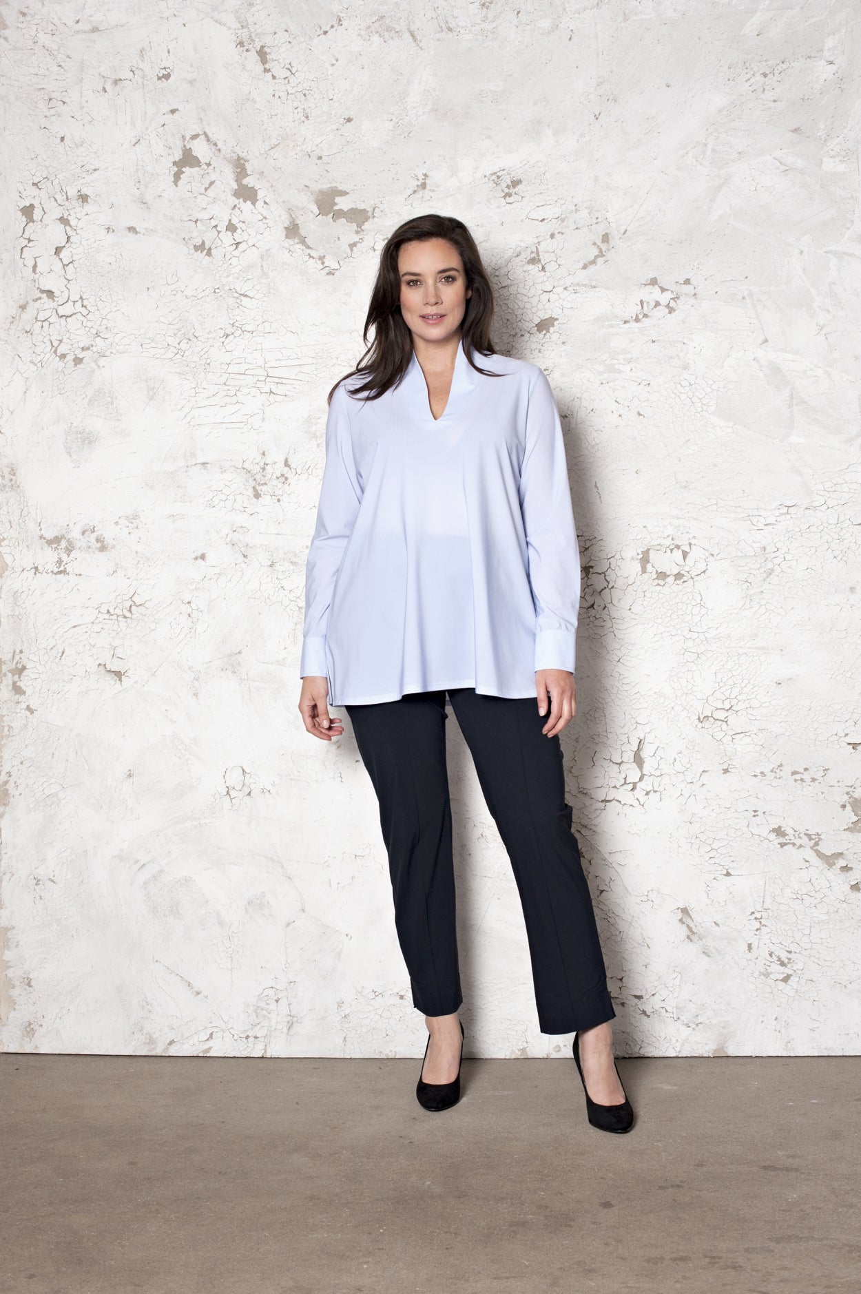 Shirt Classic | Dobby Light Blue White