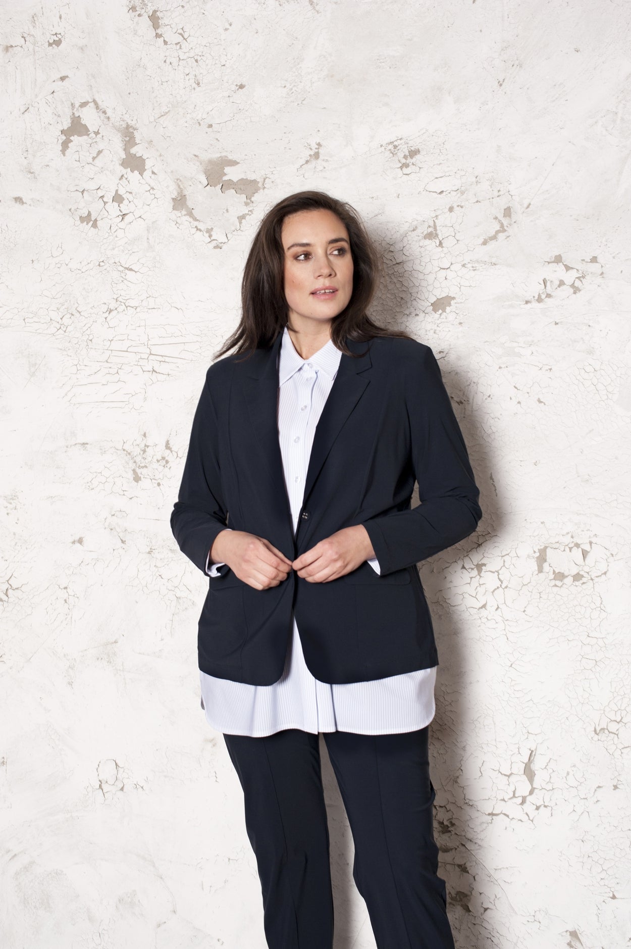Shirt Basic | Stripe White Light Blue