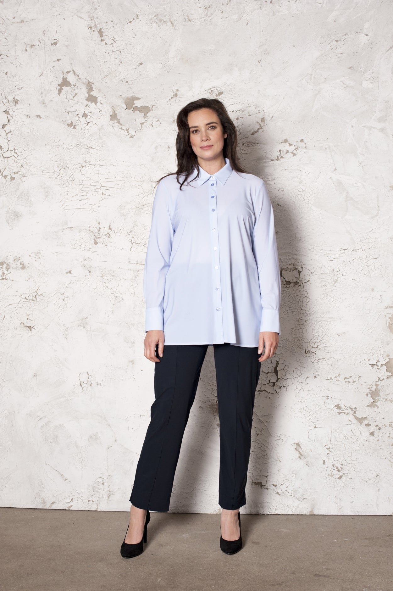 Shirt Basic | Dobby Light Blue White