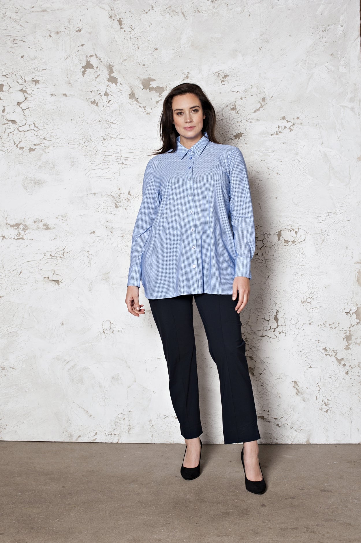 Shirt Basic | Dobby Blue Navy
