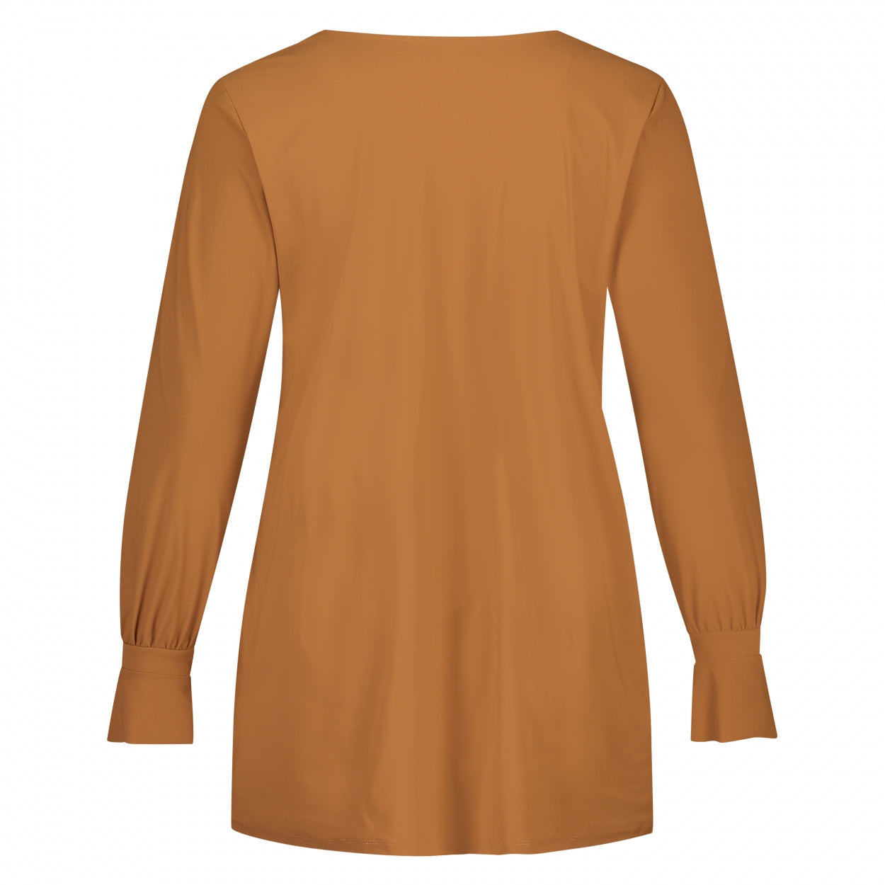 Ruche Top LS | Cognac