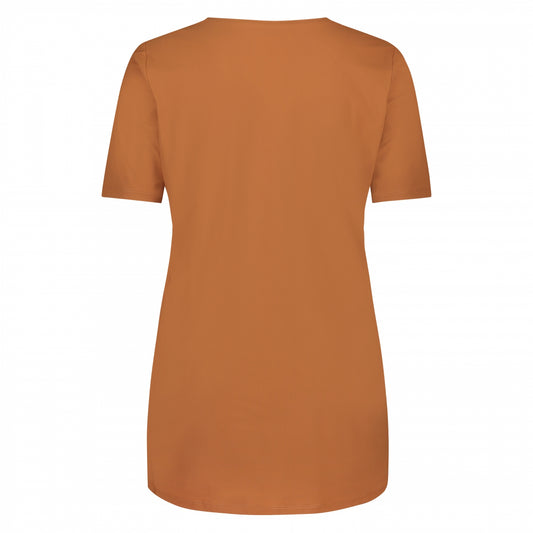 Tee V-Neck | Cognac