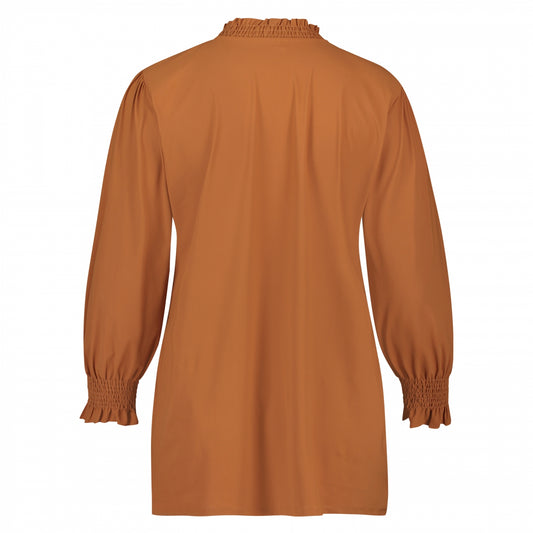 Smock Top LS | Cognac