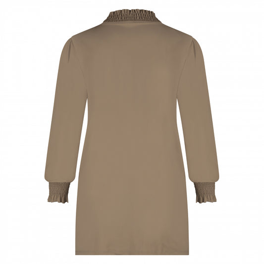 Smock Top LS | Mocca