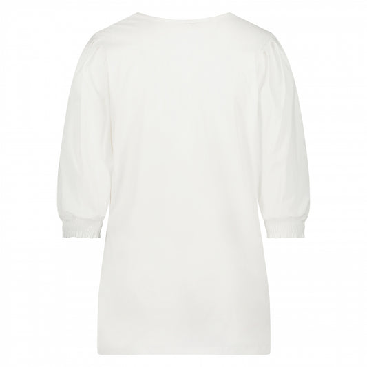 Puff Top 3/4 sleeve | White
