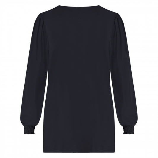 Puff Top LS | Navy