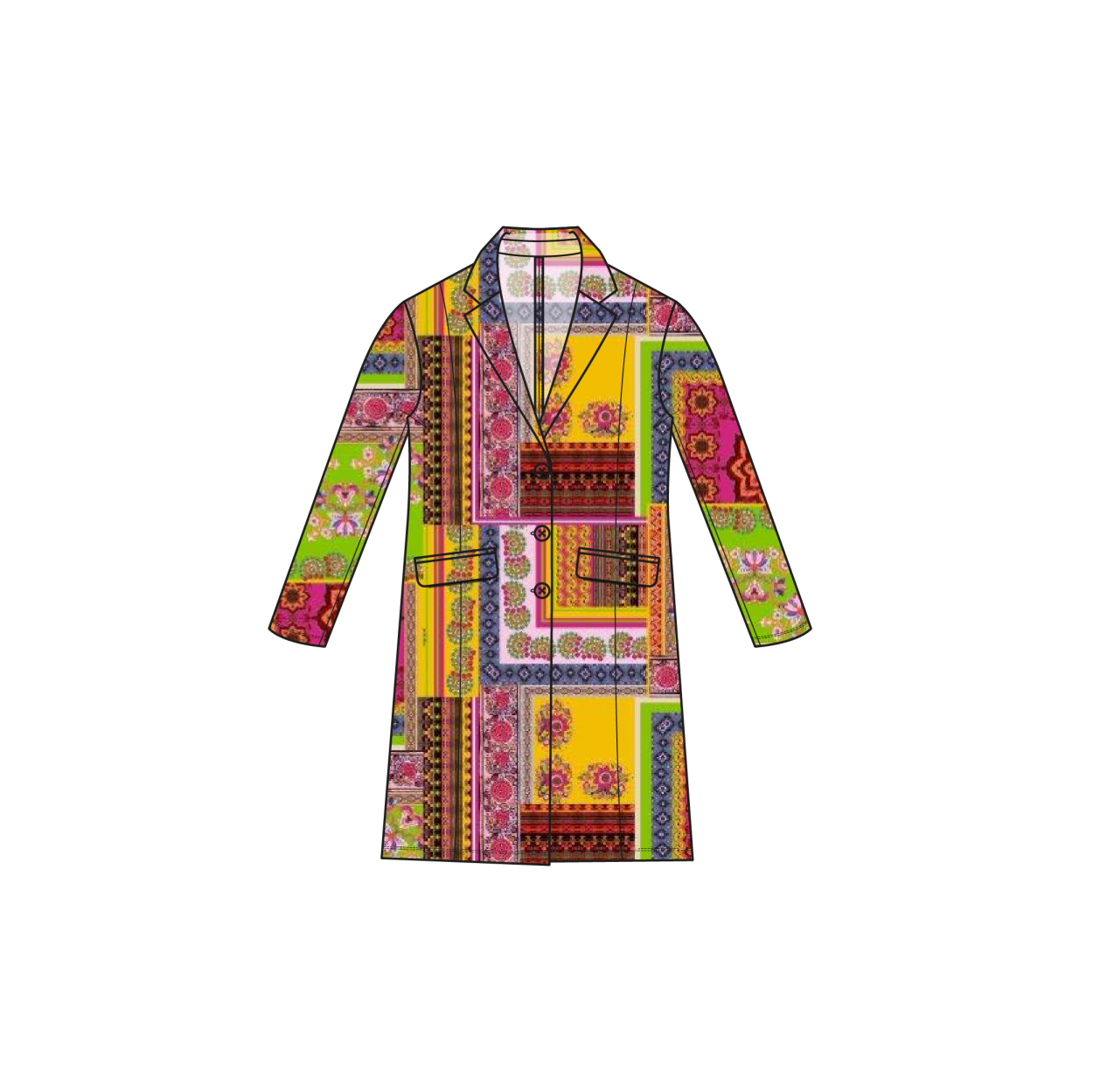 Jacket Long | Folklore Patches