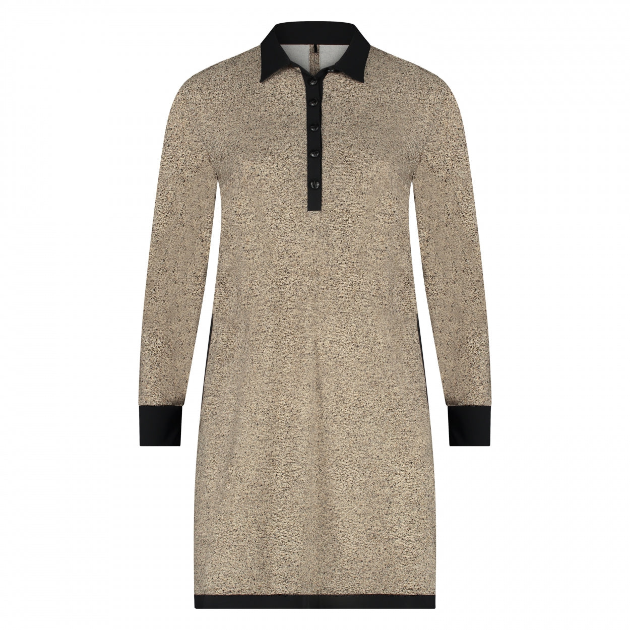 Polo Dress LS | Tweed