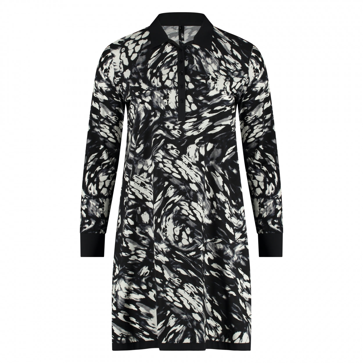 Polo Dress LS | Optical Graphic